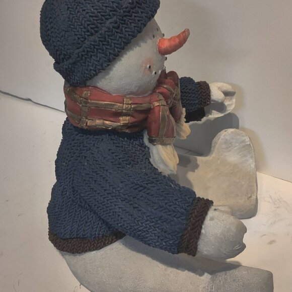 A Happy Large Snowman, Arms Extended Welcoming Your Guests with Xmas Treats. - Picture 5 of 7